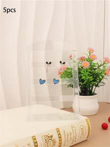 1/3/5 Pcs White/Black/Transparent Jewelry Storage Racks, Earring Storage Racks, Jewelry Display Racks, Suitable For Bedrooms,Display Stands Back To School