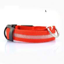 Collar de perro con LED, collar de perro iluminado ajustable y con batería de brillo intenso - Rojo - Ver 7