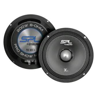  Set De Medios Open Show 6.5 Steelpro Alta Maxima Potencia