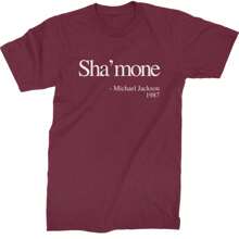 Sha'mone Quote King Of Pop Mens T-Shirt