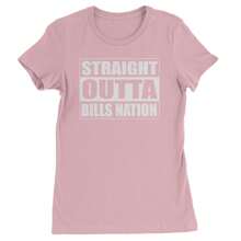 Straight Outta Bills Nation  Womens T-Shirt - Light pink - View 1