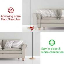Non Slip Furniture Pads - 44pcs 1 In And 2 In Furniture Grippers, Non Skid For Furniture Legs,Self Adhesive Rubber Furniture Feet, Anti Slide Hardwood Floor Protector For Keep Couch Stoppers