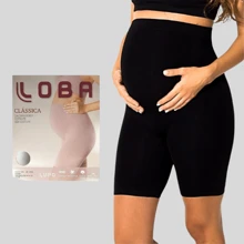 Lupo Original Seamless Maternity Bermuda Boxer Panties - 黑色 - 查看 4