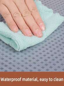 1 Cuộn Tấm Lót Kệ EVA Không Dính - Chống thấm nước & Bền bỉ, Thích hợp cho tủ lạnh & ngăn kéo tủ, Kích thước tùy chỉnh, Chống trượt mạnh, Bán trong suốt - Trong sáng - Xem 9