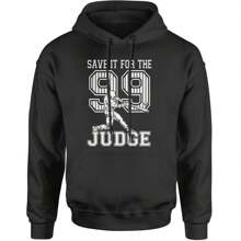 Save It For The Judge 99  Adult Hoodie Sweatshirt - Blue Ocean - View 2