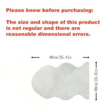 1 件婴儿照片拍摄毯新生儿照片毯儿童摄影垫拍摄背景布，矩形毛皮地毯白色毛绒地毯可机洗长毛地毯，儿童房装饰地毯适用于卧室、儿童房、客厅婴儿洗礼家庭装饰礼物婴儿洗礼复活节礼物适合女孩/男孩 - 彩色 - 查看 6