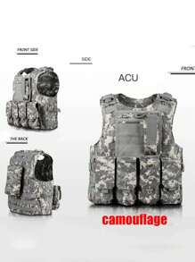 1 Stück Taktische Outdoor Sportschutzweste, Mehrzweck Kampfweste aus strapazierfähigem Material