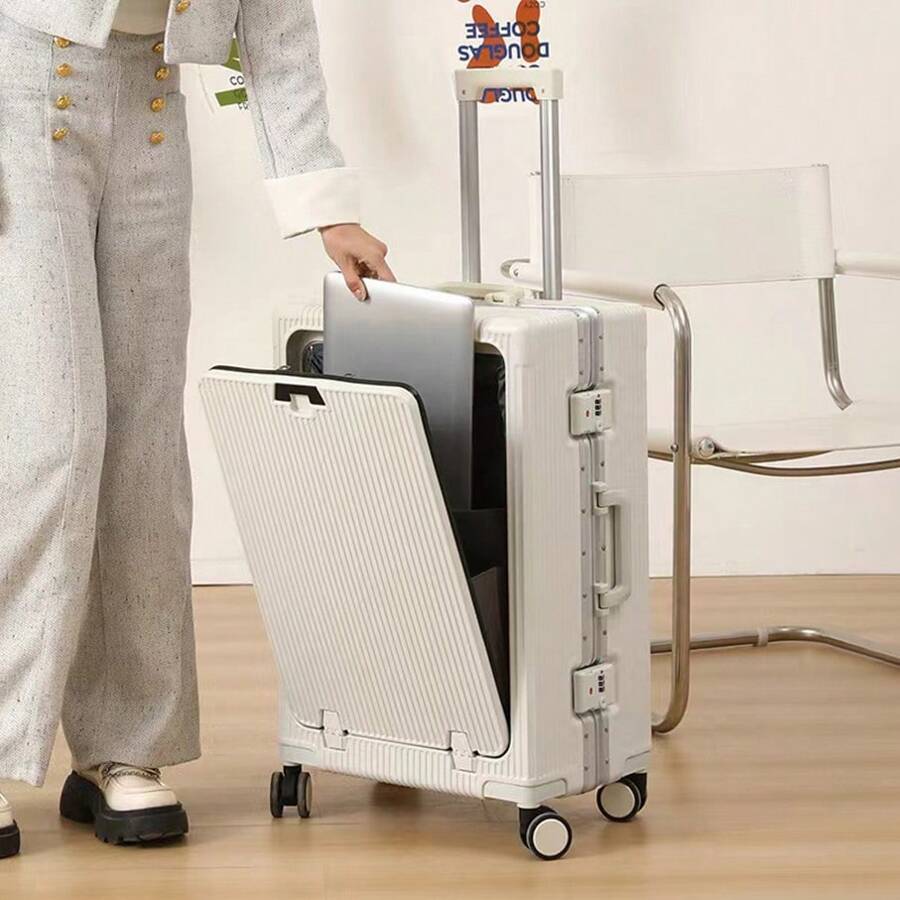 Lasaviin Hundetragetasche - Leder Optik Flugzeug-taugliche Haustiertasche