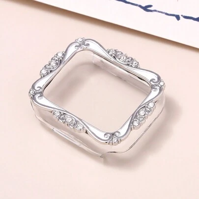 1 chiếc ốp lưng kiểu dáng tối giản mới với họa tiết hoa kim cương, không kèm miếng dán màn hình, cảm ứng mượt mà, phù hợp với Series 9/8/7/6/5/4/3/2/1/SE. Tự tay chế tạo.