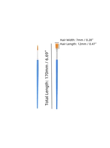 10/50/100 支尼龙毛扁平衬里绘画刷，儿童丙烯颜料画笔，编号油画笔，适用于丙烯、油画、水彩、面部艺术、工艺品、帆布、DIY 线条艺术、岩石艺术和美甲艺术，是送给艺术家和业余爱好者、圣诞节和新年的绝佳礼物