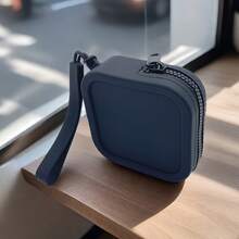 1 túi đựng đồ bằng silicon màu Macaron có khóa kéo - Chống nước, Nhẹ, Chống phai màu - Hoàn hảo để đựng son môi, tai nghe và chìa khóa với túi khóa kéo không lótHộp đựng đồ trang sức, Hộp đựng đồ trang sức, Hộp đựng đồ trang sức cho phụ nữ và trẻ em gái, Giá đựng đồ trang sức, Lý tưởng để đựng hoa tai, vòng cổ, nhẫn và phụ kiện cưới trong lễ Halloween; Cũng thích hợp để trang trí nhà cửa và quà tặng phù dâu - Nhiều màu - Xem 15