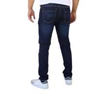 Pantalón Slim Fit de Mezclilla Stretch para Hombre John Silver - Azul lavado oscuro - Ver 4