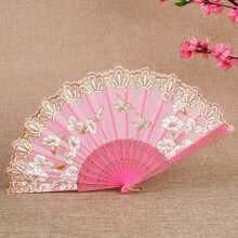 1 Quạt Ren Họa Tiết Hoa Và Bướm Cổ Điển, Quạt Gấp Ren Cổ Điển, Trang Trí Tiệc Cưới, Đạo Cụ Chụp Ảnh Trình Diễn Tiệc, Quà Tặng Cho Cô ấy, Quà Tặng Lễ Phục Sinh Năm Mới Ngày Lễ Tình Nhân - Nhiều màu - Xem 18