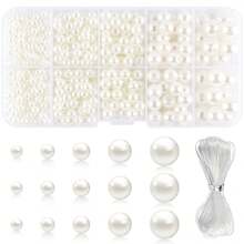 890pcs Bracelet, Necklace, Hair Accessories, Charm DIY Pearl Jewelry Making Kit, Adult Craft Beading Supplies, Birthday Party, Valentine's Day, Christmas Gift