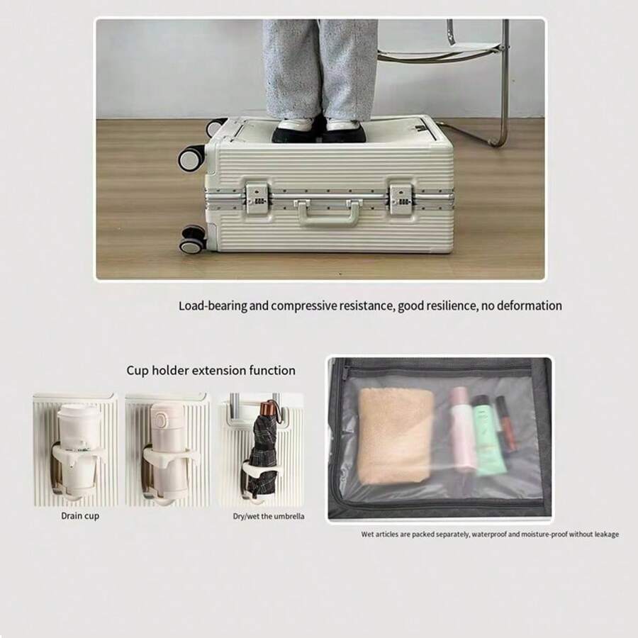 20 InchCarry On Luggage Airline Approved, Hardside Carry On Suitcase