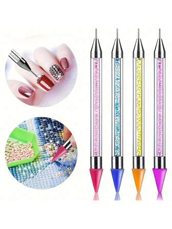 1/2 st Professionell diamantmålningssats - vaxfri, självhäftande, dubbelspetsad, utan lerdesign, med diamanttillbehör - 5D DIY-målning, idealisk för korsstygns- och hantverksentusiaster