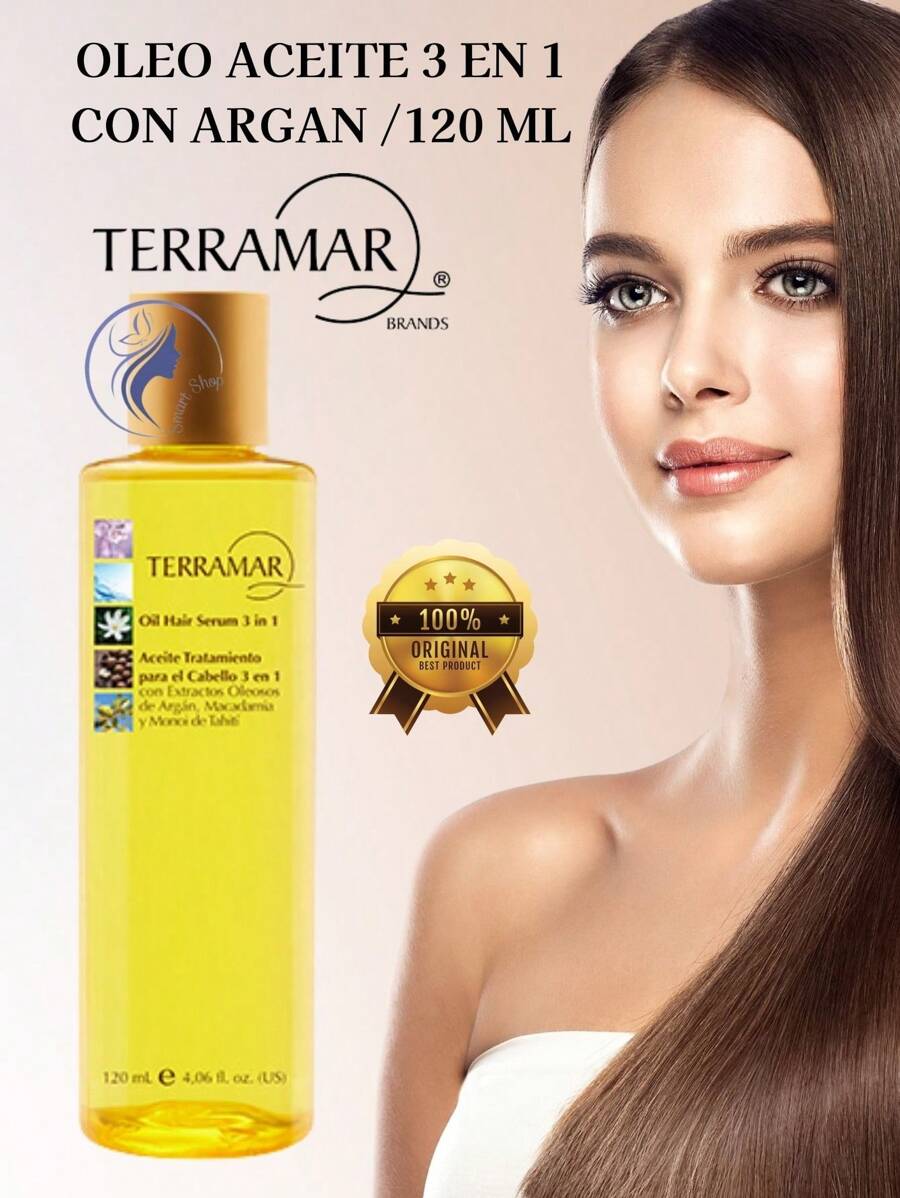 Oleo Tratamiento 3 en 1 TERRAMAR / 120 ML. - Dorado - Ver 1