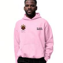 Abstract Samurai Tokyo Men's Cotton Sweatshirt - Màu Hồng baby - Xem 2