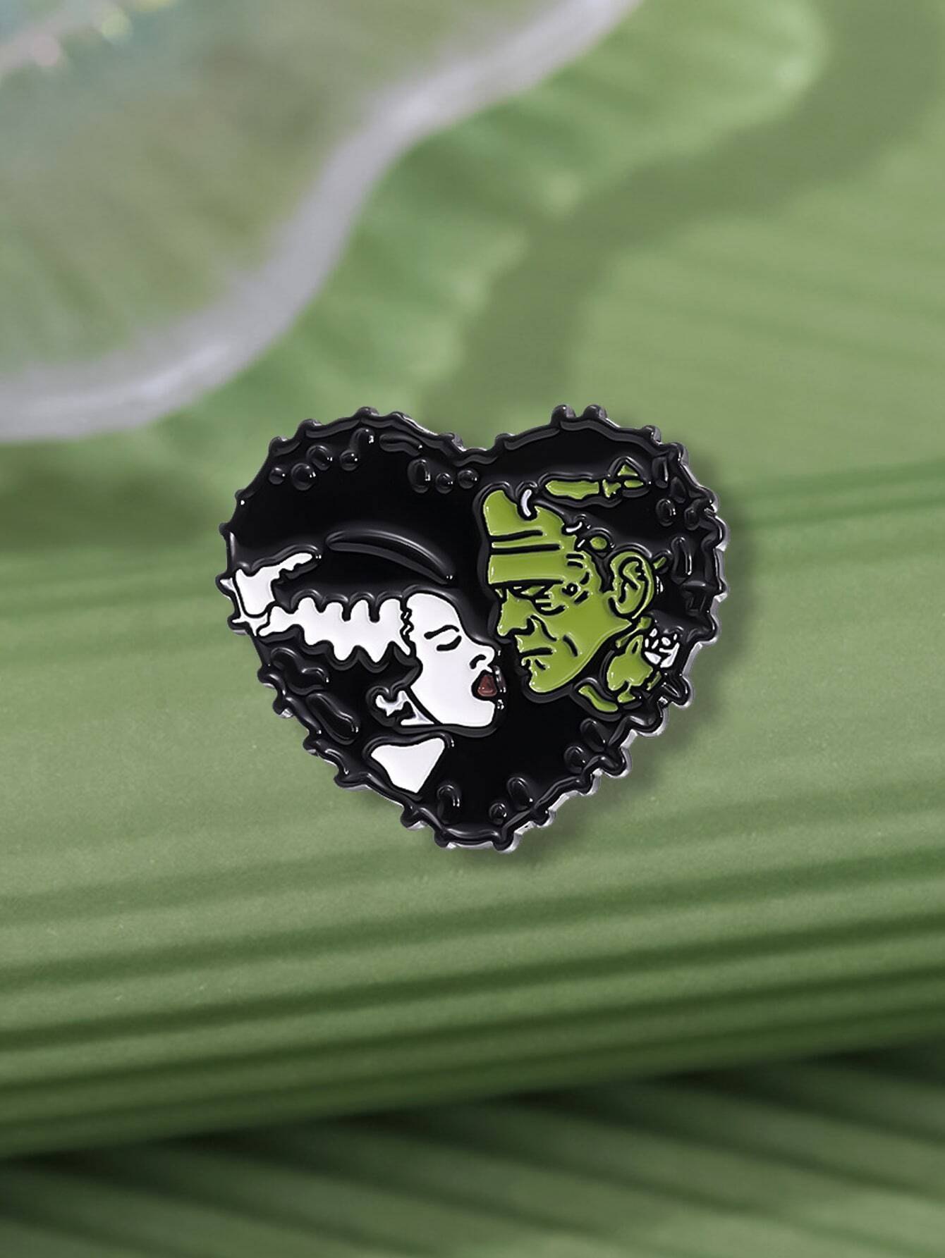 1pc Creative Black Suits, Black Hats, Cool Pins, Cartoon Brooches,Fairy