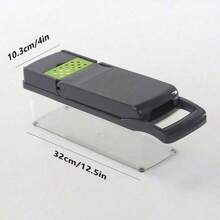 1 盒蔬菜切丝器，多功能高效土豆磨碎机和蔬菜切丝器，家用厨房便携式蔬菜切丝器