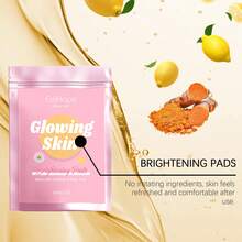 姜黄和 AHA 洁面棉，深层清洁面部油脂和杂质，姜黄根粉，维生素 C，有助于改善暗沉和提亮肤色 - 粉紅色 - 查看 8