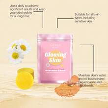 姜黄和 AHA 洁面棉，深层清洁面部油脂和杂质，姜黄根粉，维生素 C，有助于改善暗沉和提亮肤色 - 粉紅色 - 查看 7