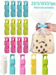 2 件装零食密封夹，适用于食品袋，非常适合保持食物新鲜，适用于茶、奶粉、厨房工具