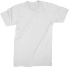 Basics - Pure & Simple Blank Apparel Mens T-Shirt - White - View 1