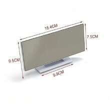 Curved Mirror LED Digital Table Clock With Alarm Clock And Temperature - NGẪU NHIÊN - Xem 5