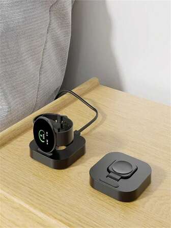 Watch Wireless Charger Stand Compatible With Samsung Galaxy Watch 6/5/4/3 Pro 45/40/44mm Active 2 Classic Type C Fast Charging Dock Station Suitable For Office, Dorm, And Home