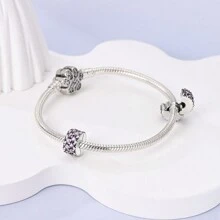 1 Pc Silver Plated Clip Charms Collection Vintage Exquisite Good Details Dragonfly Star Blue Eye Clip Bead Charm Suitable For Bangle Bracelet Necklace Beads For Diy Jewelry Makingwomen Jewelry Gift For Girl