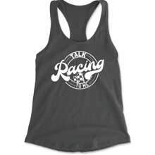 Talk Racing To Me Racerback Tank Top For Women - Cotton candy - View 4