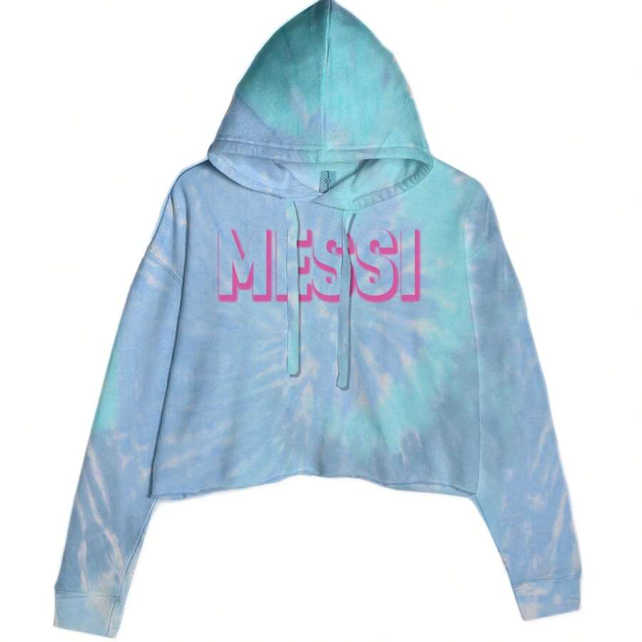 OUTLINE Miami Futbol Cropped Hoodie Sweatshirt - 藍雲 - 查看 1