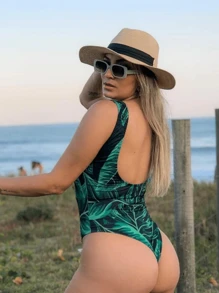 Women One-Pieces - 彩色 - 查看 2
