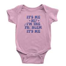 It's Me Hi I'm The Problem Infant One-Piece Romper Bodysuit And Toddler T-Shirt - Light pink - View 5