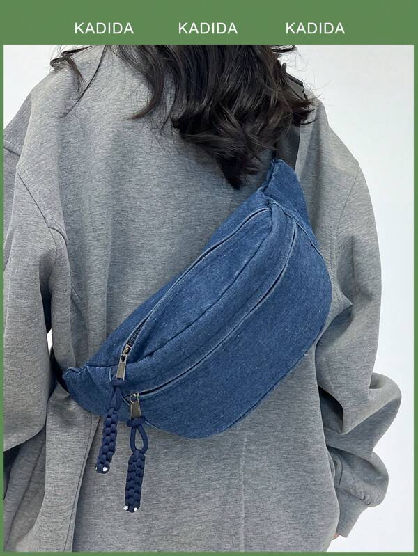 Bolsa de pecho/cintura con mini estampado floral para mujeres