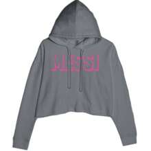 OUTLINE Miami Futbol Cropped Hoodie Sweatshirt - 黑色 - 查看 2