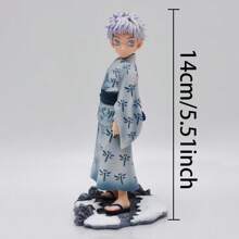 bandai 1PC 14cm/5.51inch Anime Figure Action Figure Q Version Gojo Satoru/Geto Suguru Figurine PVC Collection Model Doll Toy Room Decorations Christmas