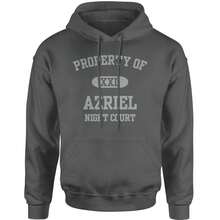 Property Of Azriel ACOTAR Adult Hoodie Sweatshirt - Màu xám than - Xem 1