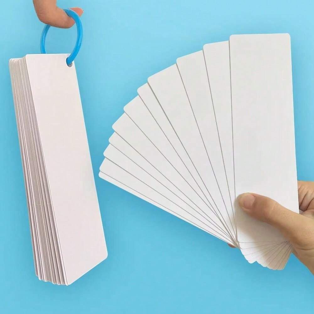 300 Cartes Messages Vierges - Blanc, Rouge, Rose Nacré - 8,9x5,5cm Pour Notes, Étiquettes, DIY