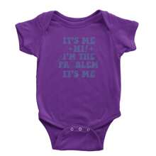 It's Me Hi I'm The Problem Infant One-Piece Romper Bodysuit And Toddler T-Shirt - Light pink - View 8
