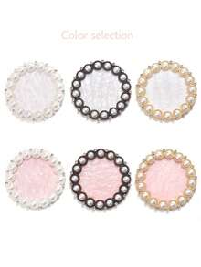 复古珍珠展示框指甲油调色盘，新款爆款调色盘，复古珍珠展示框，花朵美甲板展示板 - 彩色 - 查看 3