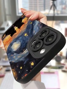 直边打孔星空黑猫彩绘防摔手机壳 兼容 P14 ProMax 3D卡通P13、P11彩绘P12防摔XR卡通78 GES2手机壳XS 兼容 P15系列A03s、A03Core、A04、A12、A13、A14、A21s、A22、A23、A24、A32、A33A34、A5 A51 A52、A53、A54、A71、A72、A73、S20FE、S21、S22和Redmi系列Redmi 9、Redmi 9A、Redmi 10A、Redmi 10C、Redmi Redmi Note9、Redmi Note10、Redmi Note11、Redmi Note12、Redmi 12、Redmi 12C 防水防震防刮 抵抗的 - 彩色 - 查看 4