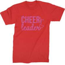 Cheerleader Heart Love Mens T-Shirt - 黃色 - 查看 9