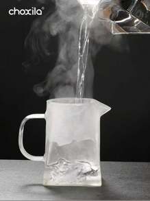 choxila 1 pieza Jarra de café de vidrio, Cafetera de goteo, Tetera transparente para hacer café manualmente para compartir, Tetera de gran capacidad para el hogar, Accesorios de café para volver a la escuela