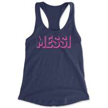 OUTLINE Miami Futbol Racerback Tank Top For Women - 藏蓝色 - 查看 1