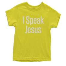 I Speak Jesus Youth T-Shirt - 紅色 - 查看 11