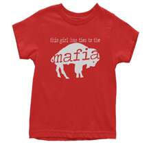This Girl Has Ties To The Bills Mafia Youth T-Shirt