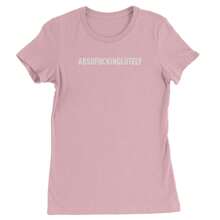 Abso F-Cking Lutely Womens T-Shirt - Light pink - View 5