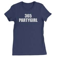 Womens T-Shirt - 寶藍色 - 查看 7